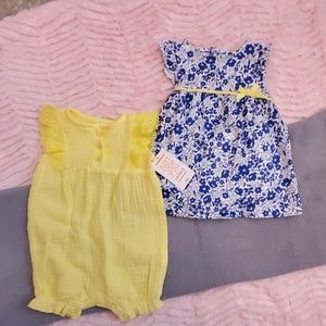 Carters 2 outfit set